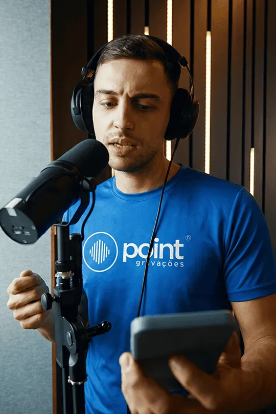 Locutor Gravando
